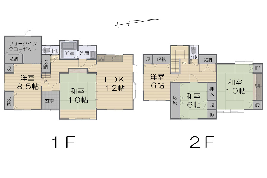 5LDKの間取りイメージ